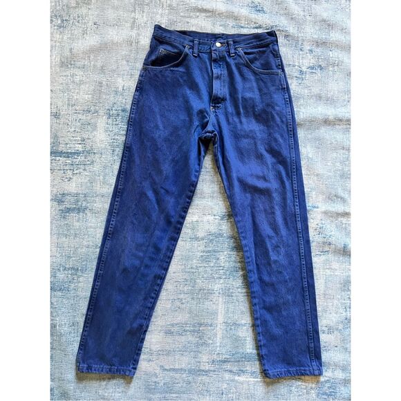Wrangler Blue Regular Fit Straight Taper Leg Jeans 32 x 31 - Picture 1 of 7